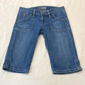 🫐🫐🫐 HUDSON WOMENS BERMUDA JEANS SHORTS W632DHA SIZE 25   🫐🫐🫐